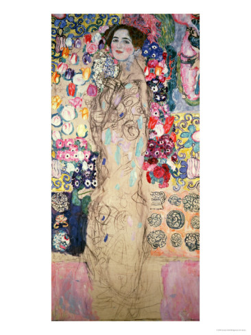 Portrait Of Maria Munk - Gustav Klimt Painting